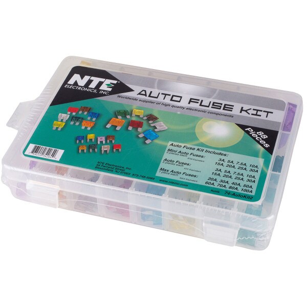 Main product image for NTE 74-AUTOKIT2 Fuse Kit 88 Assorted ATC ATM and Max 071-320